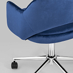 Кресло для компьютерного стола Veloury Blue варинант исполнения - 8 | Loft Concept в Сочи