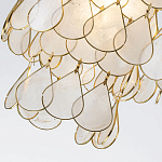 Подвесной светильник с декором из натуральной морской ракушки Iridescent Light варинант исполнения - 6 | Loft Concept в Сочи