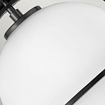 Потолочный светильник с плафоном в форме белого матового шара Hinkley варинант исполнения - 6 | Loft Concept в Сочи