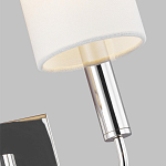 Бра с прямоугольным основанием и 2-мя белыми цилиндрическими льняными абажурами Feiss варинант исполнения - 2 | Loft Concept в Сочи