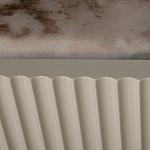 Тумба под телевизор серая с мраморной столешницей Uniqueness Marble варинант исполнения - 4 | Loft Concept в Сочи