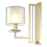 Бра с геометрическим каркасом из металла и цилиндрическим стеклянным плафоном Laurent варинант исполнения - 6 | Loft Concept в Сочи