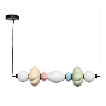 Подвесной светильник линейный с керамическими элементами 24W LED Fragrant Light варинант исполнения - 3 | Loft Concept в Сочи