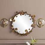 Бра круглое с прозрачным рельефным плафоном Crystal Prism варинант исполнения - 3 | Loft Concept в Сочи