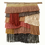 Текстильное Панно с бахромой варинант исполнения - 4 | Loft Concept в Сочи