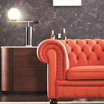 Дизайнерский комод овальной формы с белой столешницей и 4-мя ящиками Gioli варинант исполнения - 3 | Loft Concept в Сочи