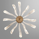 Люстра с крупными рельефным декором в виде лепестков 60 см Ethereal Bloom варинант исполнения - 4 | Loft Concept в Сочи