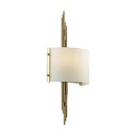 Бра с изогнутым плафоном на бронзовом основании с вертикальным декором из металлических трубок Sohne варинант исполнения - 7 | Loft Concept в Сочи