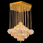 Люстра с фигурными подвесками из натурального камня Glowing Spheres варинант исполнения - 1 | Loft Concept в Сочи