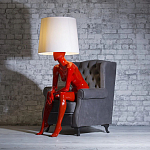 Лампа MANNEQUIN LAMP с абажуром девушка на кресле варинант исполнения - 4 | Loft Concept в Сочи