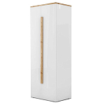 Шкаф платяной с белым глянцевым фасадом Grace of Furniture варинант исполнения - 2 | Loft Concept в Сочи