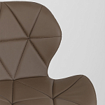 Стул с коричневым сиденьем из экокожи JEROEN варинант исполнения - 7 | Loft Concept в Сочи