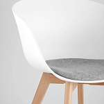 Стул из пластика с мягким сиденьем Eames варинант исполнения - 7 | Loft Concept в Сочи