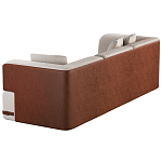 Трехместный диван Richmond с кожаной отделкой варинант исполнения - 3 | Loft Concept в Сочи