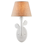 Бра с белым каркасом и тканевым абажуром Natural Stems варинант исполнения - 2 | Loft Concept в Сочи