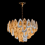 Люстра с многослойными белыми и прозрачными подвесками Character Chandelier варинант исполнения - 4 | Loft Concept в Сочи