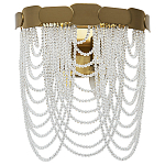 Бра с хрустальными подвесками Riche Crystal Metal Wall Lamp варинант исполнения - 1 | Loft Concept в Сочи