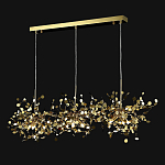 Люстра подвесная из трех частей с металлическими круглыми элементами Terzani Argent варинант исполнения - 5 | Loft Concept в Сочи