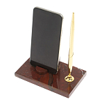Подставка для телефона с ручкой из натурального камня креноид Natural Stone Stand варинант исполнения - 3 | Loft Concept в Сочи
