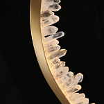 Подвесной светильник обрамленный элементами в виде кристаллов Smooth Shine варинант исполнения - 5 | Loft Concept в Сочи