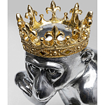 Статуэтка обезьяна в короне серебряная Golden Monkey варинант исполнения - 3 | Loft Concept в Сочи