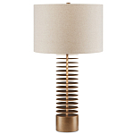 Настольная лампа с корпусом из металлических дисков Skyscraper варинант исполнения - 2 | Loft Concept в Сочи