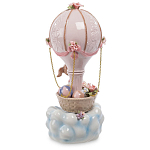 Статуэтка фарфоровая музыкальная Девочка на воздушном шаре Charming Statuette варинант исполнения - 1 | Loft Concept в Сочи