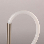 Настольная лампа белым изогнутым плафоном на круглой подставке Luke Lampco Tracer Lamp варинант исполнения - 9 | Loft Concept в Сочи