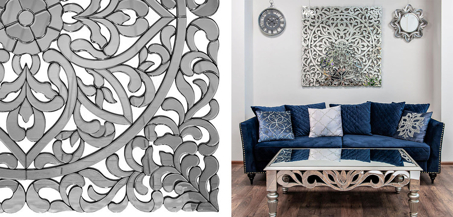 Зеркальное панно Openwork Mirror Square - Loft-Concept в Сочи