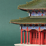 Макет Китайской пагоды миниатюра Дворцовый парк Синцинь в Пекине варинант исполнения - 1 | Loft Concept в Сочи