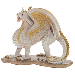 Декоративная статуэтка Дракон Dragon Beige Gold Statuette варинант исполнения - 1 | Loft Concept в Сочи
