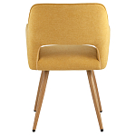 Стул в рогожке желтого цвета NEASAN STOOL варинант исполнения - 3 | Loft Concept в Сочи