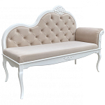 Рекомье со спинкой в стиле прованс Montmartre Provence Ottoman варинант исполнения - 2 | Loft Concept в Сочи