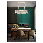 Люстра овальная с хрустальными подвесками Roul Crystal Light варинант исполнения - 8 | Loft Concept в Сочи