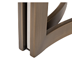 Столик журнальный с круглой мраморной столешницей Unique Stone Design варинант исполнения - 6 | Loft Concept в Сочи