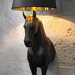 Horse Statue Floor Lamp Большой светильник Черная Лошадь варинант исполнения - 2 | Loft Concept в Сочи