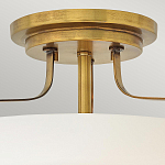 Потолочный светильник с круглым матовым белым плафоном Hinkley варинант исполнения - 6 | Loft Concept в Сочи