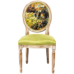 Стул из натурального бука с цветочным принтом Impressionism in Color варинант исполнения - 1 | Loft Concept в Сочи