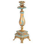 Подсвечник из фарфора с бронзовыми элементами Eden Garden варинант исполнения - 1 | Loft Concept в Сочи