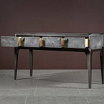 Консоль прямоугольная серая с 4-мя выдвижными ящиками Grany варинант исполнения - 3 | Loft Concept в Сочи