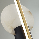 Бра с круглым плафоном из алебастра и бронзовой декоративной стрекозой 65 Alaris  варинант исполнения - 6 | Loft Concept в Сочи