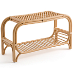 Скамья для прихожей из стеблей ротанга Willa Rattan Bench варинант исполнения - 1 | Loft Concept в Сочи