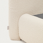 Кровать со съемным бежевым чехлом из ткани букле White Boucle Collection варинант исполнения - 4 | Loft Concept в Сочи