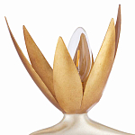 Торшер с 3-мя плафонами в виде цветов Golden Bird of Paradise варинант исполнения - 1 | Loft Concept в Сочи