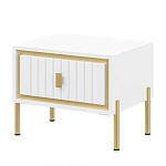 Тумба прикроватная белая с ящиком Antique Order варинант исполнения - 1 | Loft Concept в Сочи