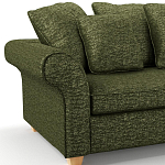 Мебельная ткань Шенилл зеленый цвет 138 см T4-22 варинант исполнения - 7 | Loft Concept в Сочи