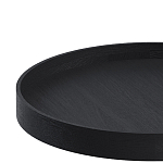 Cross W поднос из массива дуба чёрного цвета варинант исполнения - 1 | Loft Concept в Сочи