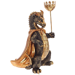 Подсвечник в виде дракона Dragon candlestick Gold варинант исполнения - 1 | Loft Concept в Сочи