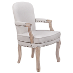 Кресло Aubrey Classical Armchair beige flax варинант исполнения - 1 | Loft Concept в Сочи