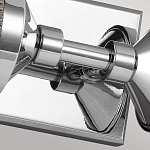 Бра для ванных комнат горизонтальное с 2-мя прозрачными рифлеными цилиндрическими плафонами Feiss варинант исполнения - 3 | Loft Concept в Сочи